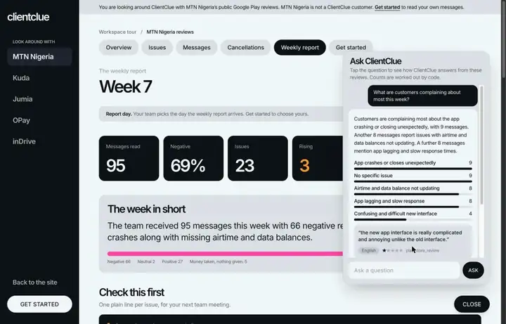 Review the summary answer