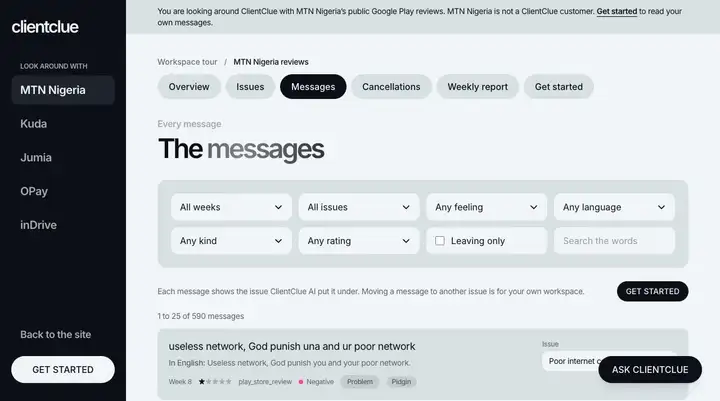 Click Any language